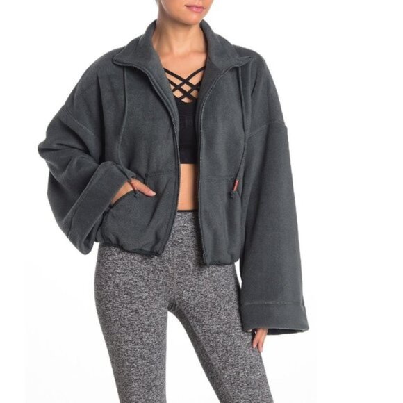 Free People Climb High Fleece Crop Jacket - Picture 1 of 1